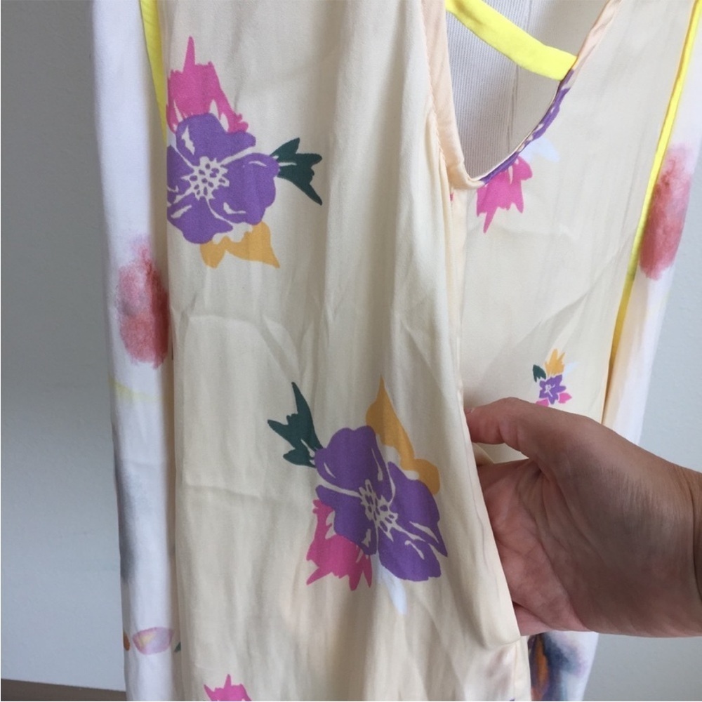 Free People Dream Free Watercolor Slip‎ Tunic Mini Dress - Picture 14 of 16